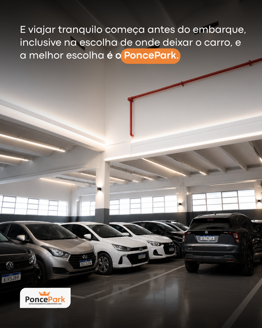 estacionamento próximo ao aeroporto de Guarulhos